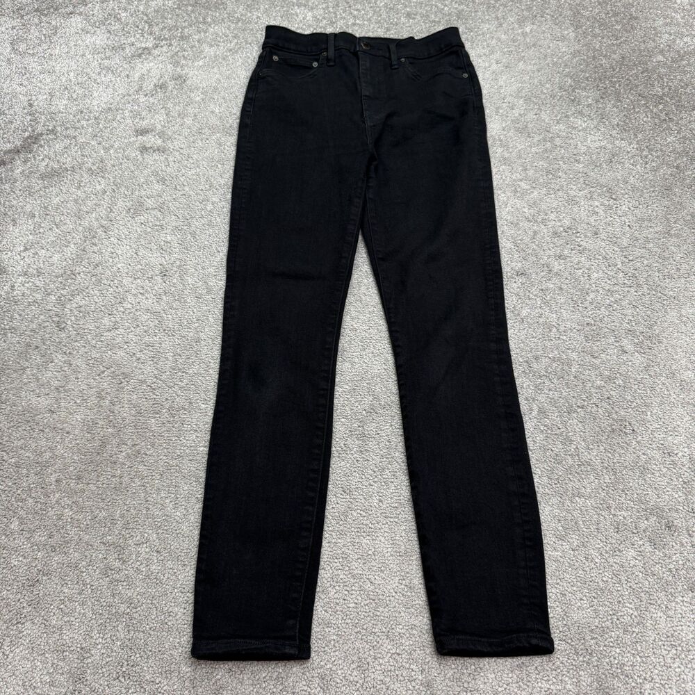 Denim Forum The Aritzia Lola High Rise Skinny Denim Jeans Women 27 Black Stretch